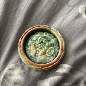 Jade Pendant Bangle Set